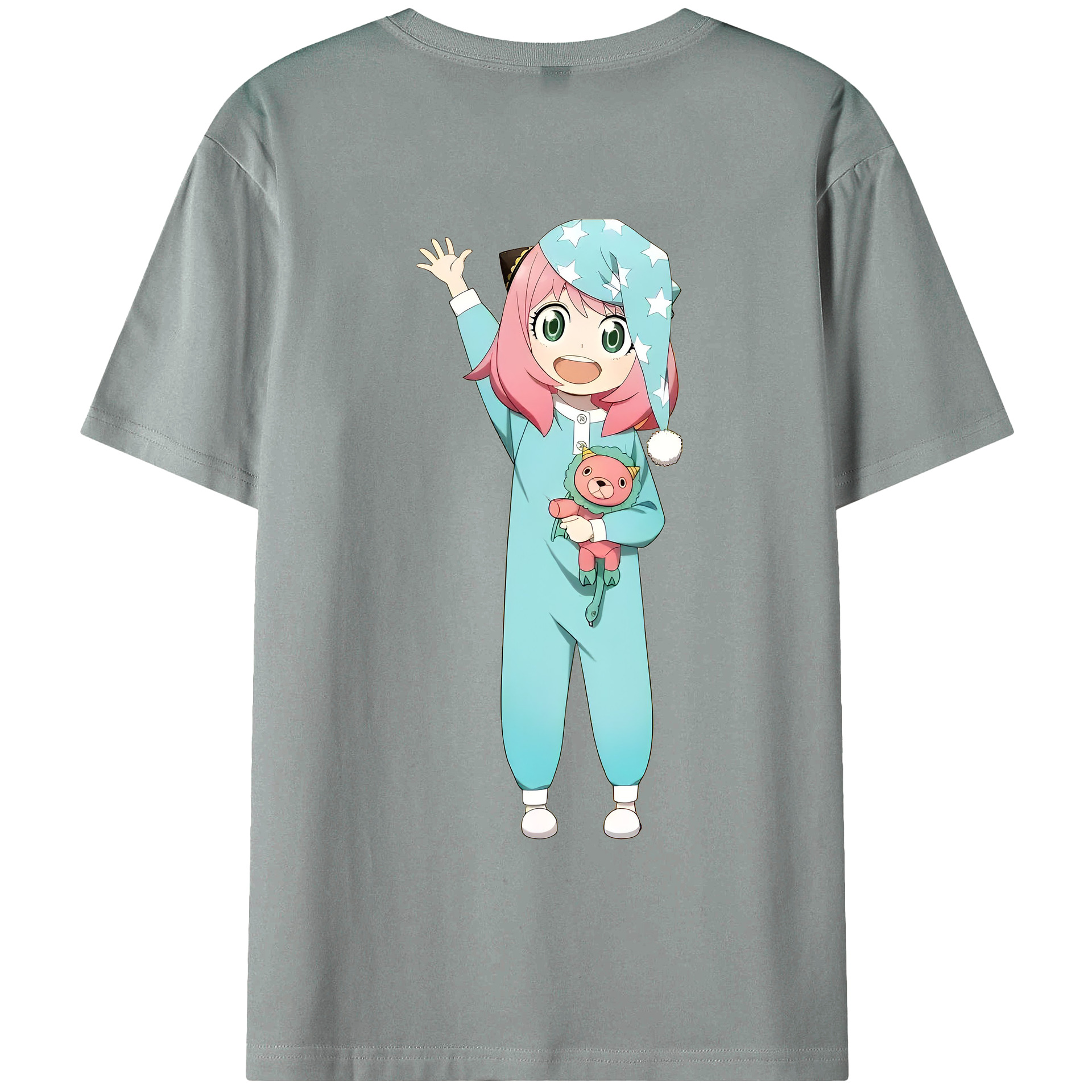 （画像用） SPY×FAMILY间谍家家酒 綿100％ メンズ半袖Tシャツ（バックプリント） 通気性